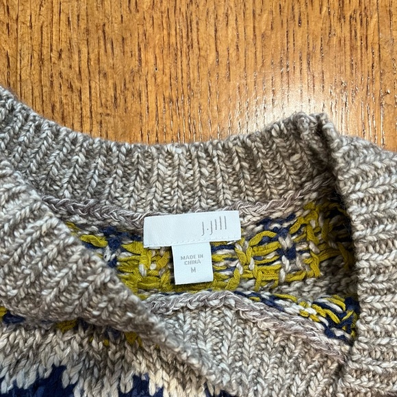 J. Jill Tunic Length Ragged Sweater - Picture 4 of 8